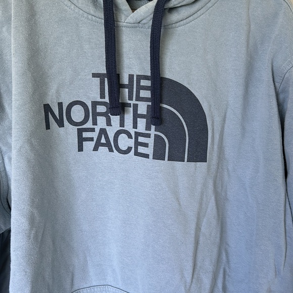 North Face light blue and navy hoodie - Picture 2 of 7